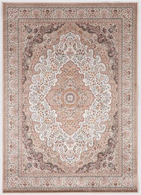 Linon Eclipse Myer Woven Polyester 3'3"x 5' Accent Rug in Ivory - Image 1 of 4