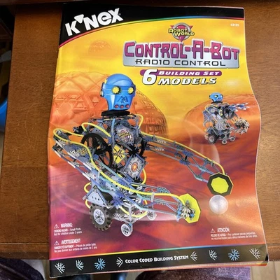 Missing Pcs Knex Command-A-Bot Radio Control Building Set Robot World 63155  - Image 1 of 4