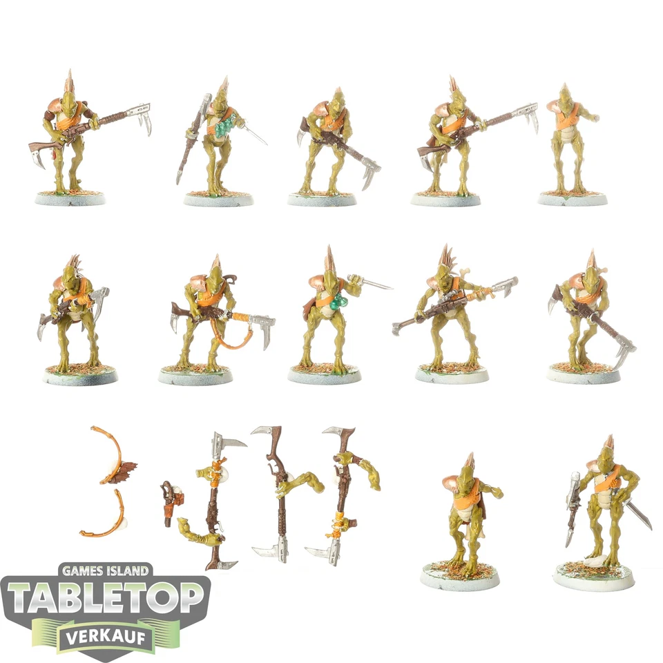 Tau Empire - 12 x Kroot Carnivores (Classic) - bemalt - Bild 1 von 1
