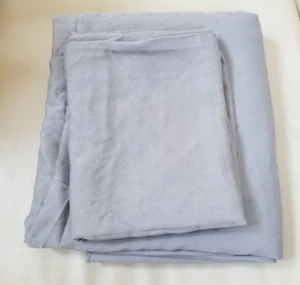 Kate Spade 100% Cotton Queen Size Flat Sheet Standard Pillow Cover Light Gray - Picture 1 of 3