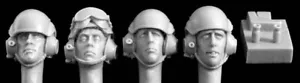 Hornet Segunda Guerra Mundial 4 cabezas británicas a finales del siglo XX cascos AFV HBH11 1/35 kit sin pintar - Imagen 1 de 1