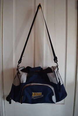 BOLSO DE LONA AZUL GOLF~GIMNASIO~DEPORTIVO DE HOMBRO/LONA~NUEVO SIN ETIQUETAS Foto 1 de 4