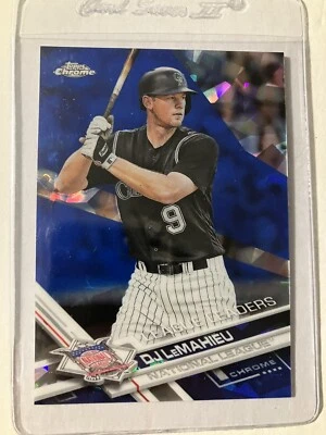 2017 Topps Chrome Sapphire Edition PR 250 DJ LeMahieu #81 League Leaders LL - Image 1 of 2