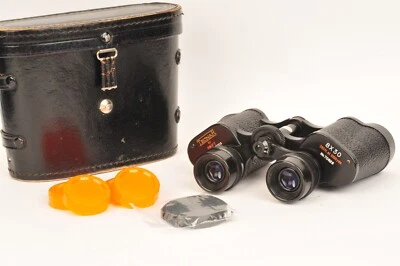 Tecnar by Swift 8x30 Porro Prism Coated Binoculars with Case - Made in Japan - Image 1 of 4