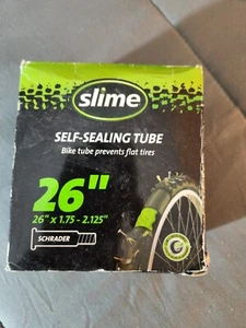 Slime Bike Inner Tube with Slime Puncture Sealant, Self Sealing, 26in Schrader - Picture 1 of 4
