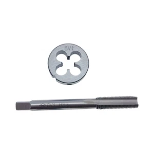 8V1 (0.305-32) HSS Tap & Die Set Schrader Tire Valve Stem Repair New - Picture 1 of 5