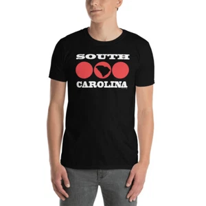 South Carolina Liquor Store 3 Red Dots Unisex T-Shirt ABC Dixie Southern Whiskey - Picture 1 of 11