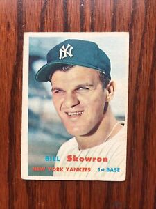 1957 Topps baseball card #135 Bill Moose Skowron New York Yankees