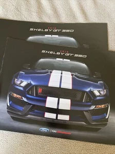 Lot Of 2 ( Both 2018) Shelby GT 350 Brochures Excellent Collectible Mustang! - Bild 1 von 5
