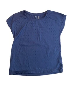 GAP Kids Blue Short Sleeve Knit T-Shirt Girls Size M (8-9) - Picture 1 of 3