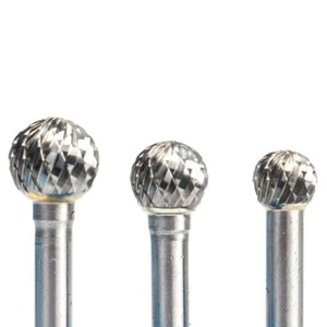 TCT Carbide Head Burr Rotary Drill Bits Tools Cutter Files Set 6mm Shank - Picture 1 of 19