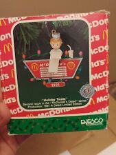 Enesco McDonald's Collection Holiday Treats Christmas Ornament 1991 In Box