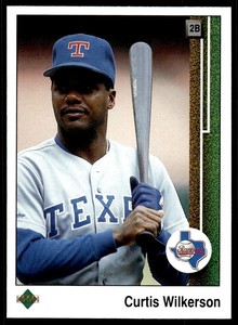 1989 Upper Deck Curtis Wilkerson Texas Rangers #465