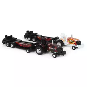 1/64 Case IH Magnum Red Rumbler Mighty Magnum Pulling Tractors Sleds 37941-SET - Picture 1 of 3
