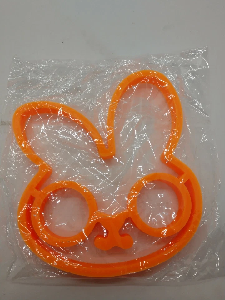 (1) Molde de huevos/modelador de panqueques de silicona con forma de conejo, antiadherente Foto 1 de 1