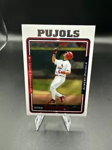 2005 Topps cromo Albert Pujols St. Louis Cardinals #100 - Imagen 1 de 2
