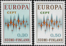 Finland #Mi700-Mi701 MH 1972 Europa Communication [512-513]