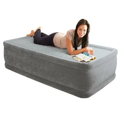 Intex Luftbett mit Pumpe Gästebett Luftmatratze 191x99x46 cm selbstaufblasend - Bild 1 von 4