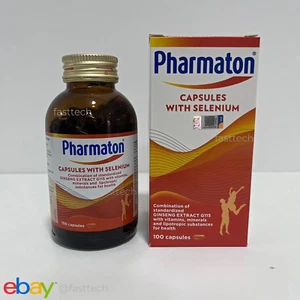 Pharmaton with Ginseng G115 100 Tablets Ginseng and Selenium Energy Booster - Picture 1 of 13
