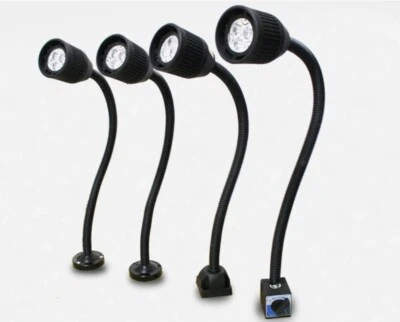 Lampada LED da lavoro macchina tornio utensile illuminazione 3W 5W 7W 700MM collo d'oca 110-220V  - Immagine 1 di 4