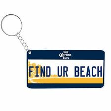 Corona Extra Find Your Beach License Plate Key-chain