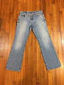 LUCKY BRAND DUNGAREES STRAIGHT BOOT WOMENS JEANS TAG 8 ACTUAL SIZE 31W X 30L - Picture 1 of 12