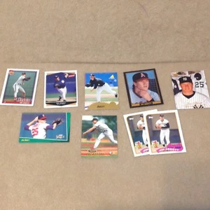 Jim Abbott Trading Card Lot Baseball Pitcher Angels Yankees - Picture 1 of 5