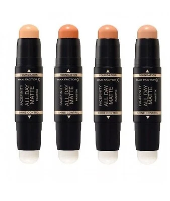 Max Factor Facefinity All Day Matte 2 in 1 Panstik Foundation 11g x 3 Pack New!! - Image 1 of 3
