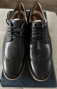 Cole Haan Men's Size 9M Original Grand Oxford Black Leather/Ironstone #C26470 - Picture 1 of 15
