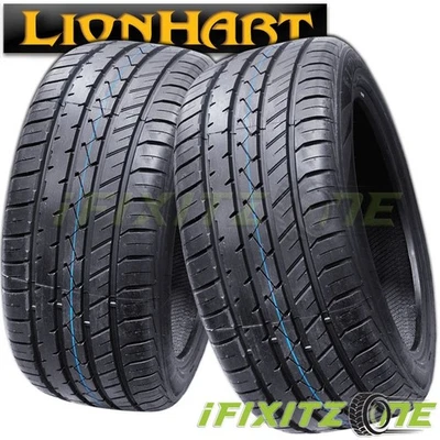 2 Lionhart LH-FIVE 265/35R19 98Y Tires 40K Mileage, 320AA UTQG, Performance A/S Foto 1 de 4