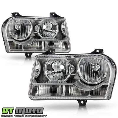 Juego de pares de faros de repuesto izquierda+derecha para Chrysler 300 2005-2010 Foto 1 de 4