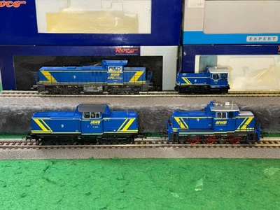 H0 MWB 4-piece diesel locomotive set, in brand new condition, all in one ! - Bild 1 von 4