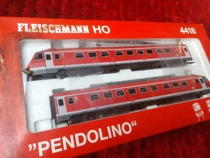 HO 1:87 RARE PENDOLINO scale ENGINE TRAINS Fleischmann 4418 Diesel Railcar NICE - Picture 1 of 13