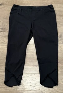 Womens US Size 20R Chicos Size 4R Black Pull On Jegging Ankle Jeans - Picture 1 of 7