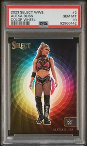 2023 Panini Select WWE Alexa Bliss Color Wheel Case Hit SSP PSA 10 Pop 9 - Picture 1 of 2