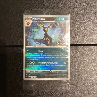 Pokémon TCG - Umbreon 130/197 Obsidian Flames Reverse Holo Stamped Promo Sealed - Bild 1 von 3