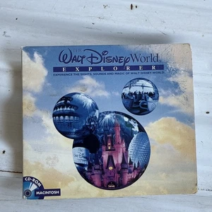 The Walt Disney World Explorer 1996 CD-ROM Windows 95 Interactive Amusement Park - Picture 1 of 5