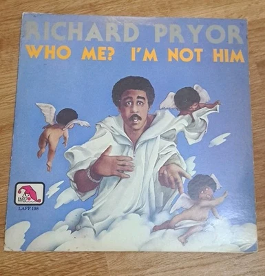 Vintage 1977 Richard Pryor Who Me? I'm Not Him LAFF Records 198 Vinyl LP - Image 1 of 4