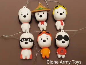 2021-2022 Hallmark Peanuts Gang Snoopy Lot Set of 6 Rare Mystery Ornament - Picture 1 of 7