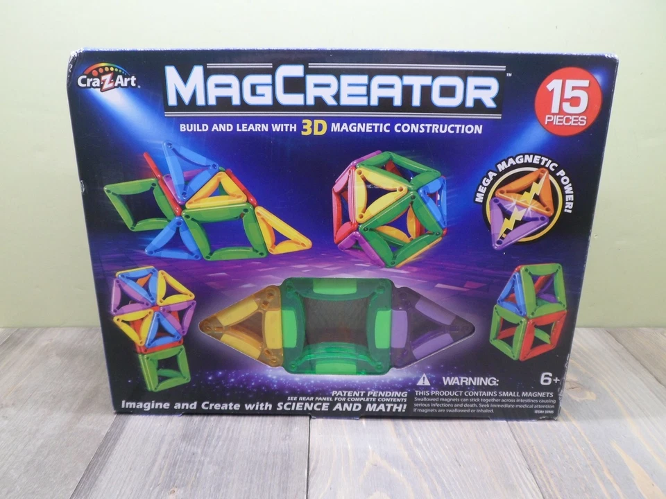 Magformers Magcreator 15 Piece Construction Set New Sealed 35905 3D - Image 1 of 3