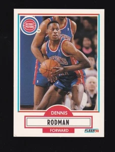 1990-91 Fleer Dennis Rodman #59 Detroit Pistons - Picture 1 of 2