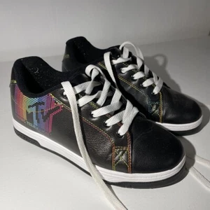 HEELYS x MTV Split Back Women's Size 7 Sneakers, Black/White/Rainbow - Picture 1 of 9
