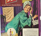 Fortune Teller Crystal Ball Schlitz Beer Vtg 1951 Ad Magazine Print Milwaukee WI
