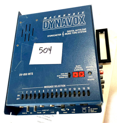 Mackenzie Dynavox Digital Autoload Storecaster  X16 Digital Message Repeater • 65$