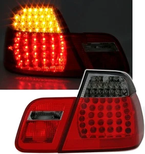 LED Rückleuchten Set für 3er BMW E46 Limousine 1998-2001 Heckleuchten Rot Smoke - Bild 1 von 6
