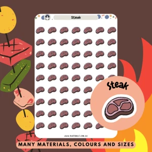 Steak Planner Stickers - Picture 1 of 4