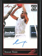 2021-22 Leaf Memories 1992 Base Autographs Bronze Isaiah Todd Rookie Auto