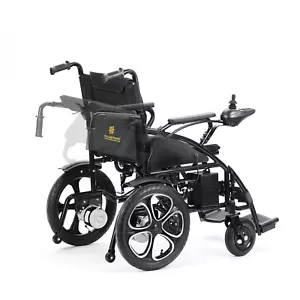 FOLD AND TRAVEL Lightweight Foldable Electric Wheelchair with Lithium Battery - Picture 1 of 30