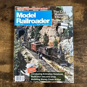 Model Railroader Magazine APRIL 1991 Free Media Mail Shipping! - Picture 1 of 4