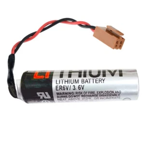 TOSHIBA ER6V 3.6V PLC Battery 2400mAh for Mitsubishi M64 System - Bild 1 von 3
